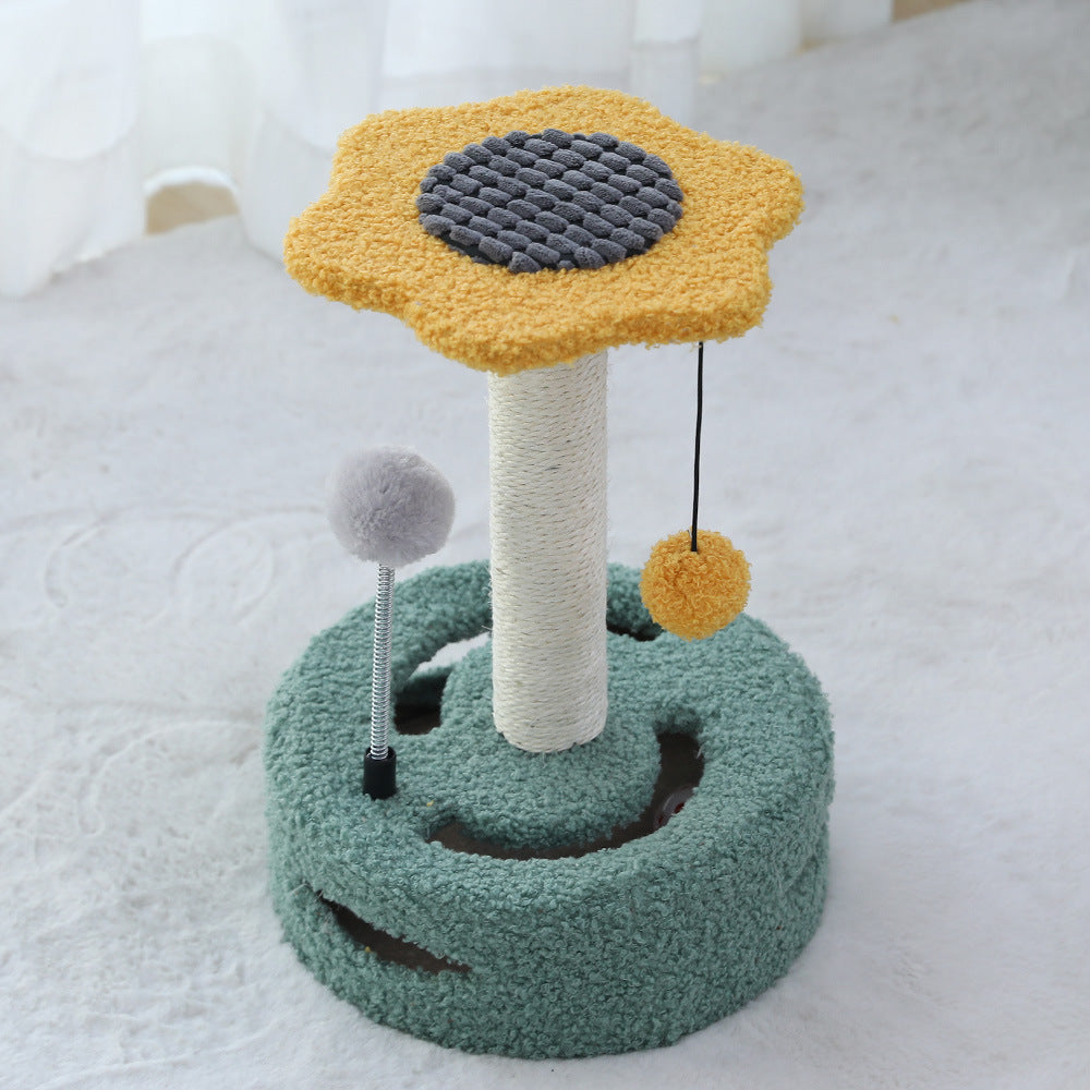 Cat Scratching Post & Activity Tree – Multi-Level Kitten Toy, Scratch, Climb & Play