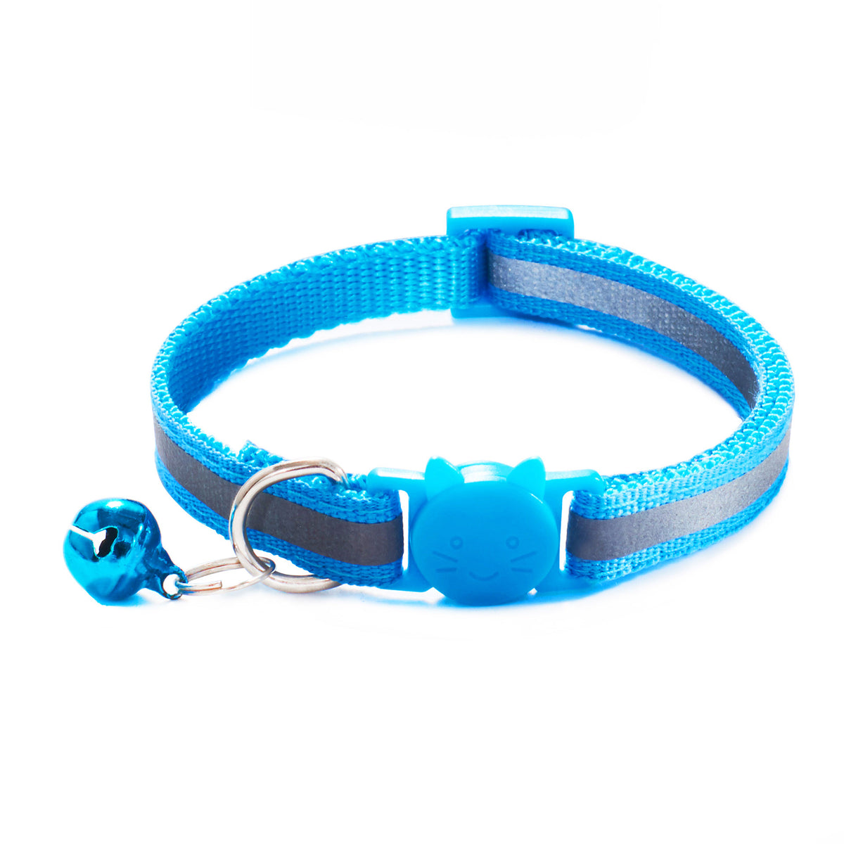 Reflective Cat Collar with Safety Clasp & Bell – Colourful, Adjustable, Lightweight