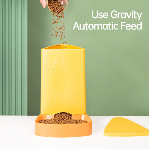 Automatic Cat Feeder & Water Dispenser – 2-in-1 Food & Water Bowl for Cats