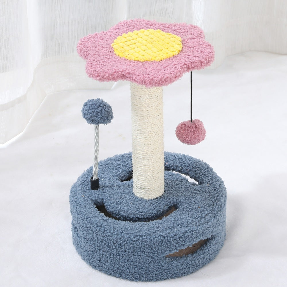 Cat Scratching Post & Activity Tree – Multi-Level Kitten Toy, Scratch, Climb & Play