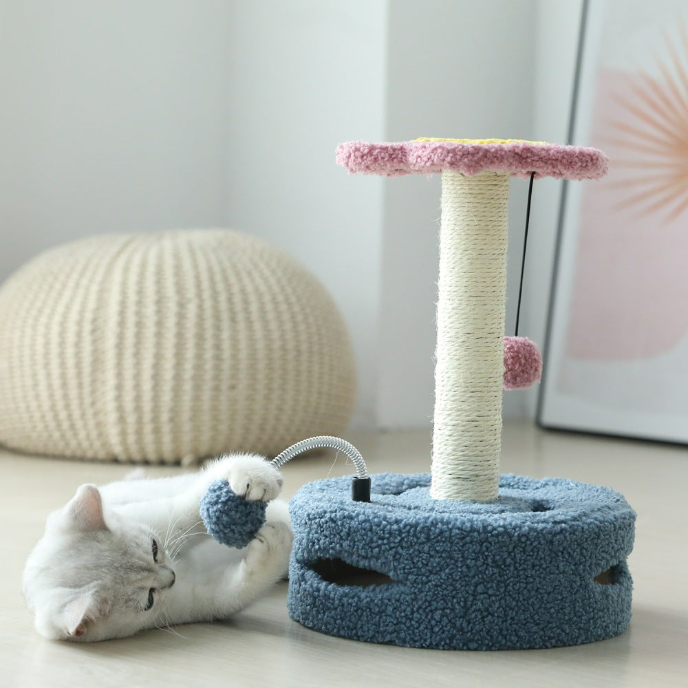 Cat Scratching Post & Activity Tree – Multi-Level Kitten Toy, Scratch, Climb & Play