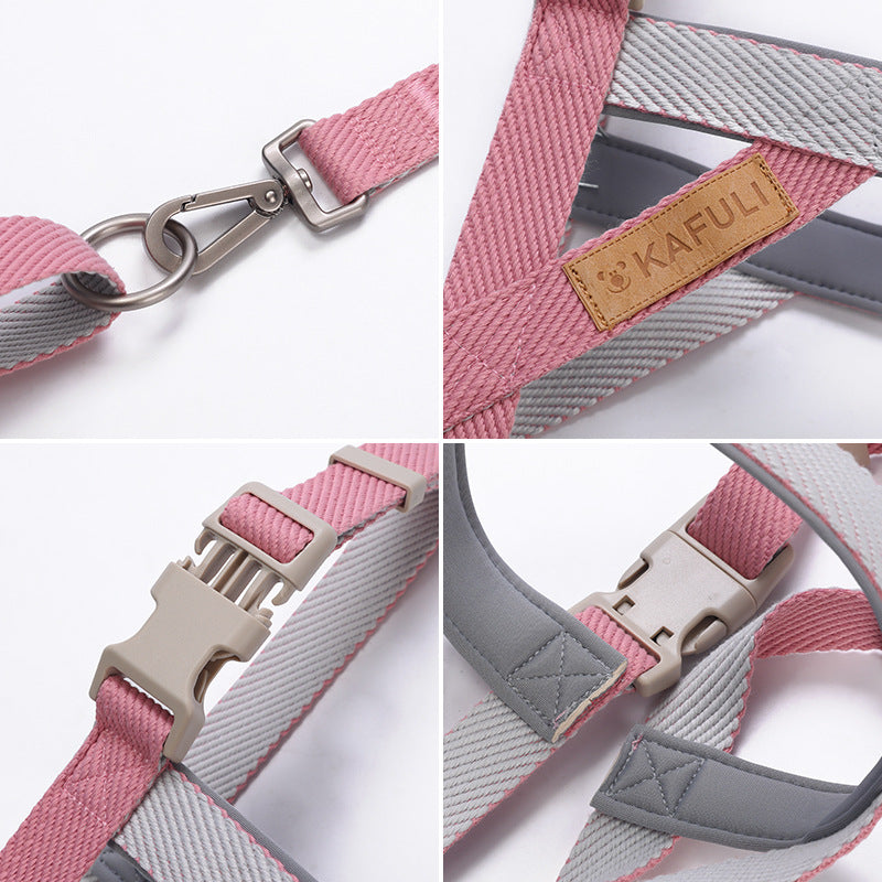 Dog Harness & Lead Set – Vest Chest Harness for Medium & Large Dogs