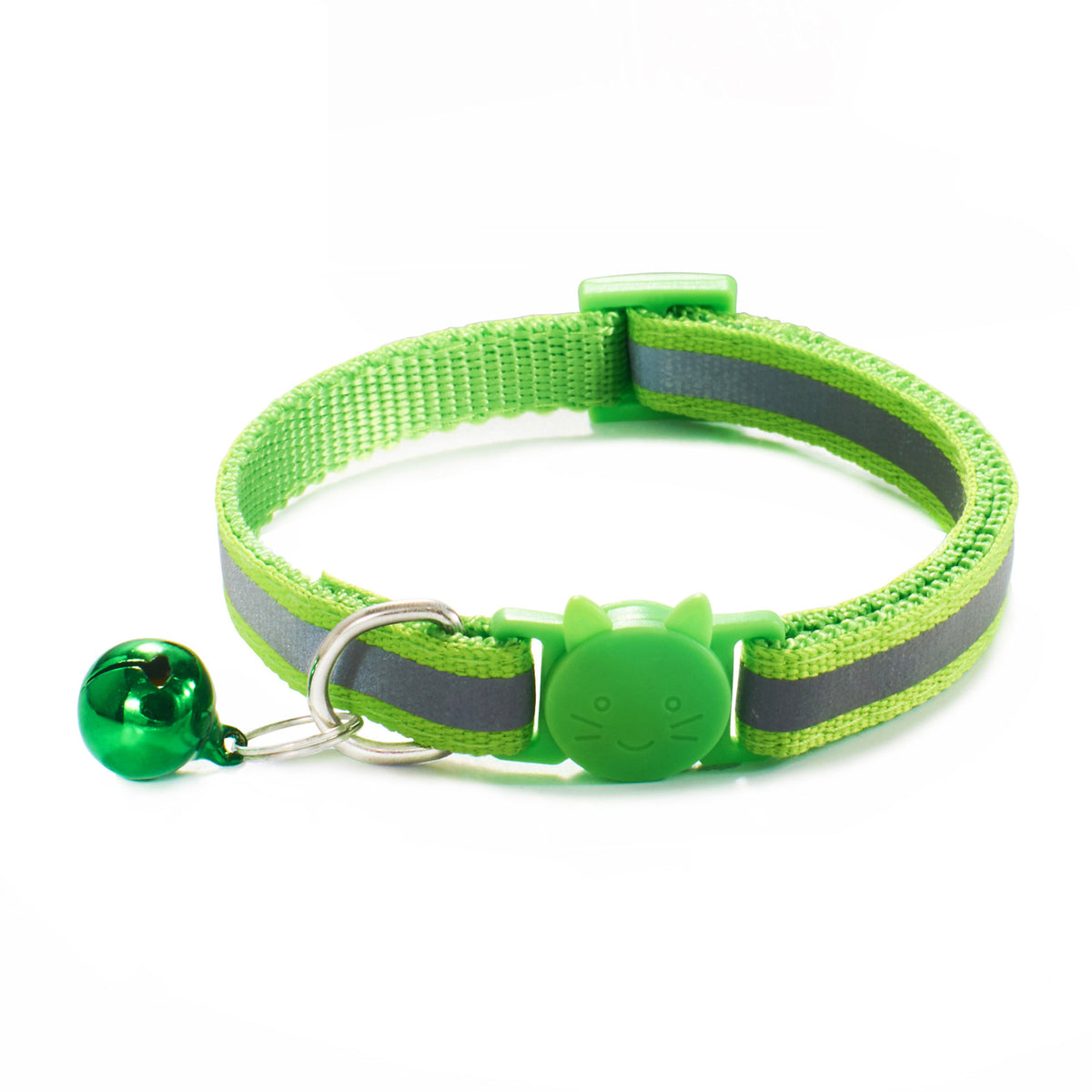 Reflective Cat Collar with Safety Clasp & Bell – Colourful, Adjustable, Lightweight