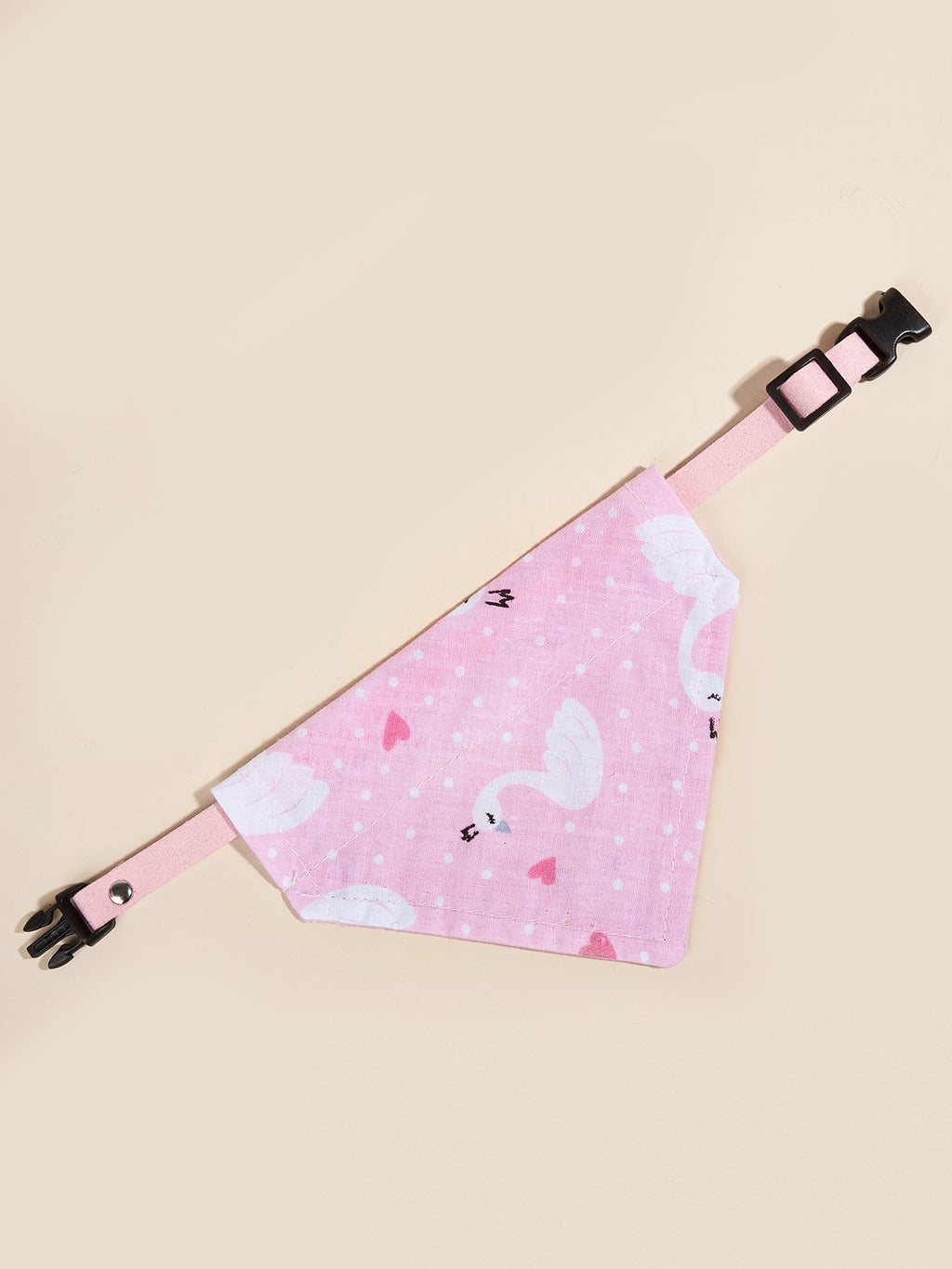 Cute Cartoon Bandana Collar for Dogs & Cats – Soft Cotton, Adjustable Snap Fastening