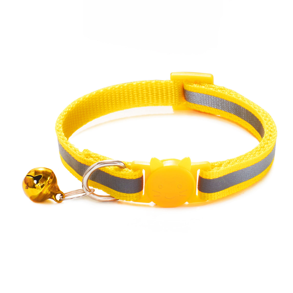Reflective Cat Collar with Safety Clasp & Bell – Colourful, Adjustable, Lightweight