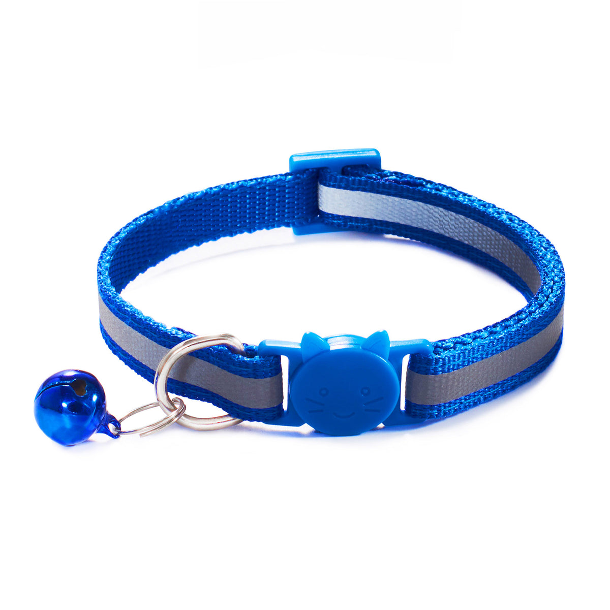 Reflective Cat Collar with Safety Clasp & Bell – Colourful, Adjustable, Lightweight