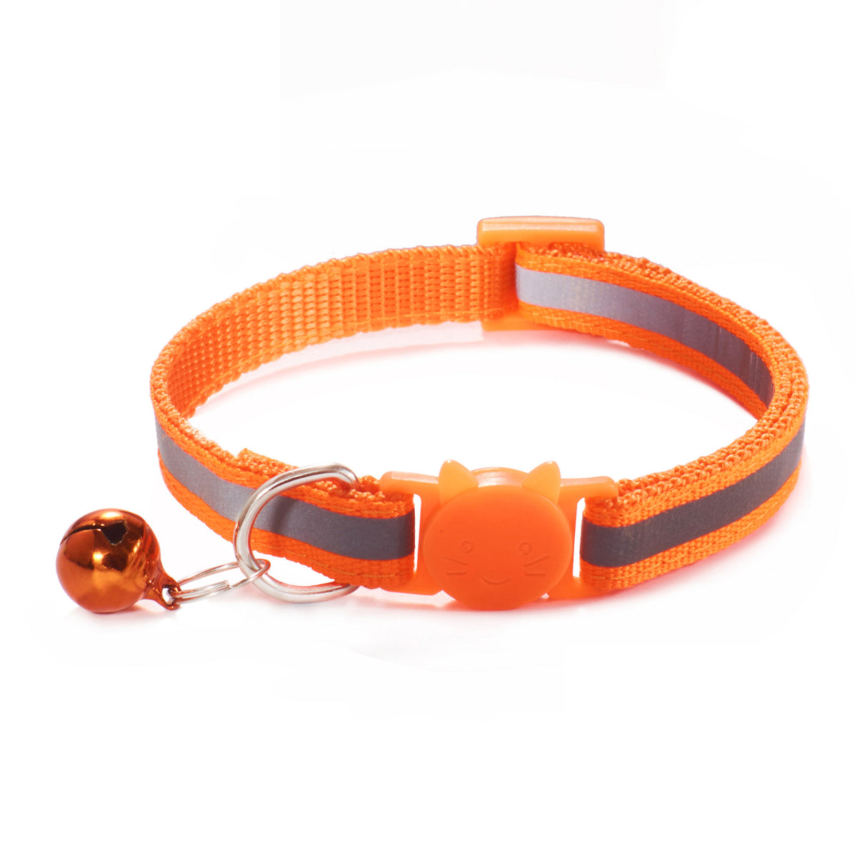 Reflective Cat Collar with Safety Clasp & Bell – Colourful, Adjustable, Lightweight