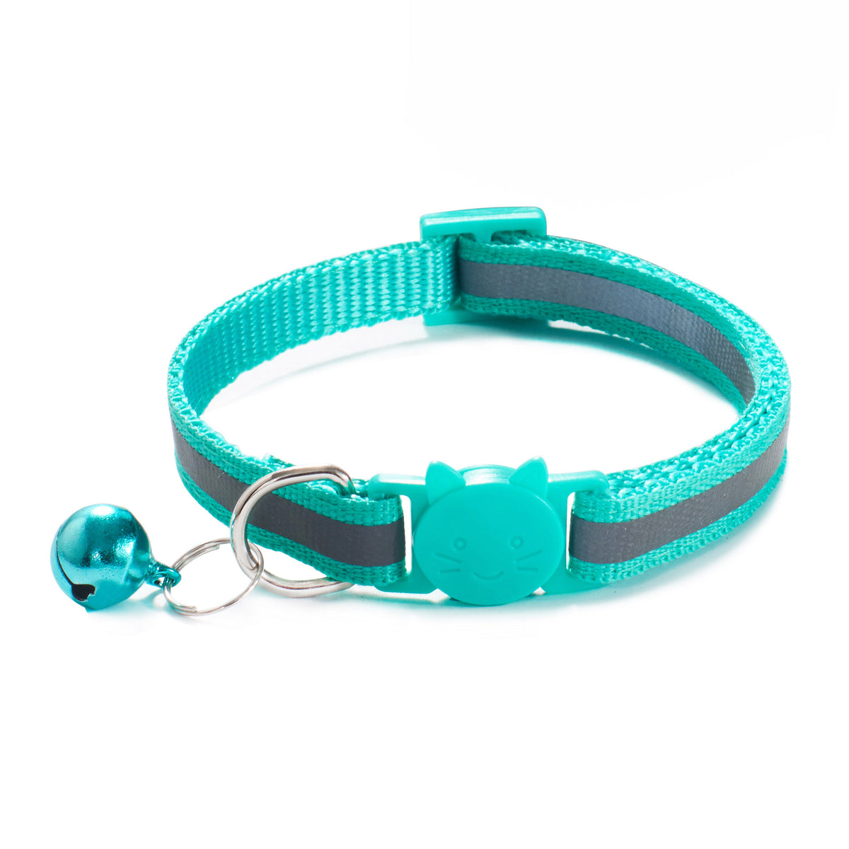 Reflective Cat Collar with Safety Clasp & Bell – Colourful, Adjustable, Lightweight