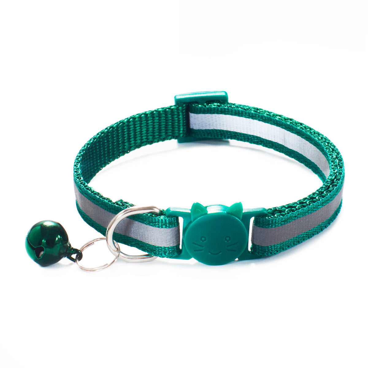 Reflective Cat Collar with Safety Clasp & Bell – Colourful, Adjustable, Lightweight