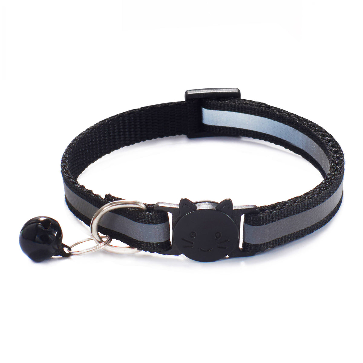 Reflective Cat Collar with Safety Clasp & Bell – Colourful, Adjustable, Lightweight