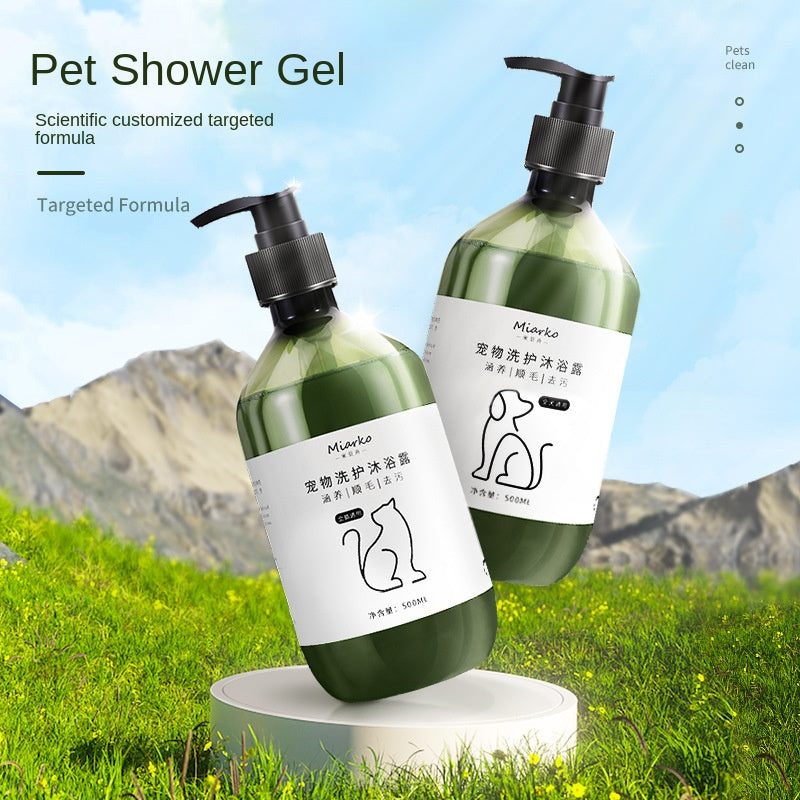 Pet Shampoo 500ml – Deodorising & Scented Bath Wash for Cats & Dogs