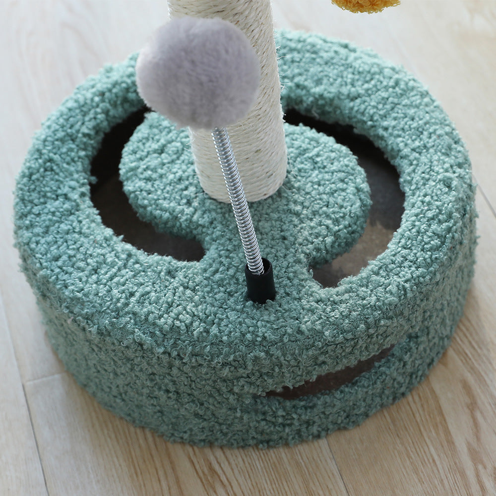 Cat Scratching Post & Activity Tree – Multi-Level Kitten Toy, Scratch, Climb & Play