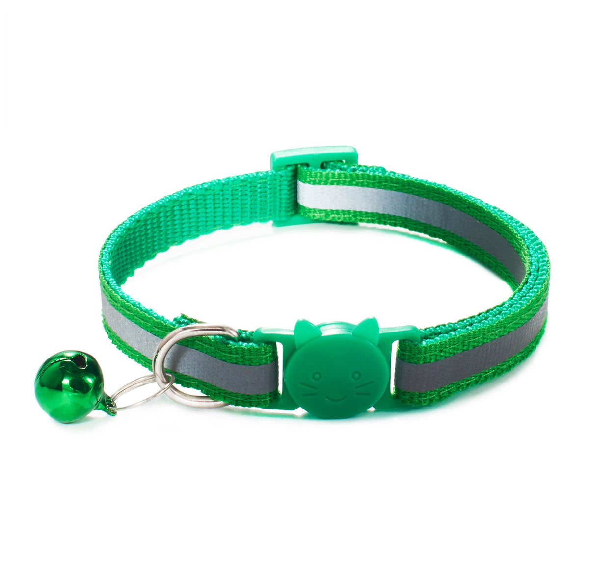 Reflective Cat Collar with Safety Clasp & Bell – Colourful, Adjustable, Lightweight