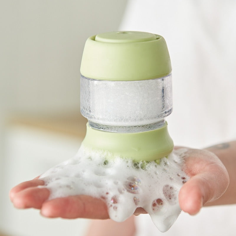Silicone Pet Bath Brush & Comb – Double-Sided Massage Grooming Tool