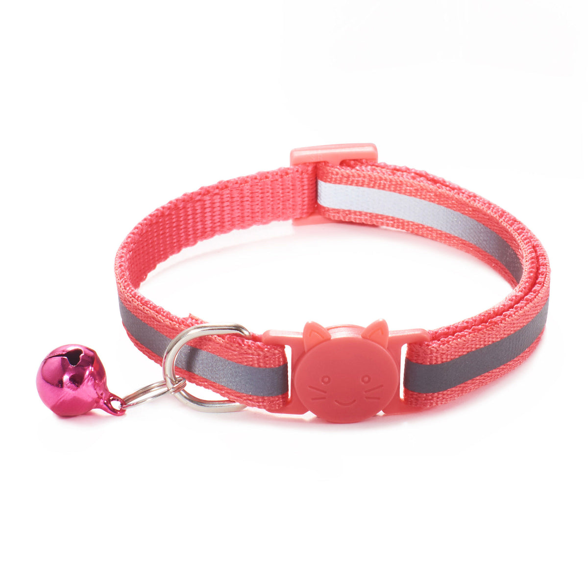Reflective Cat Collar with Safety Clasp & Bell – Colourful, Adjustable, Lightweight